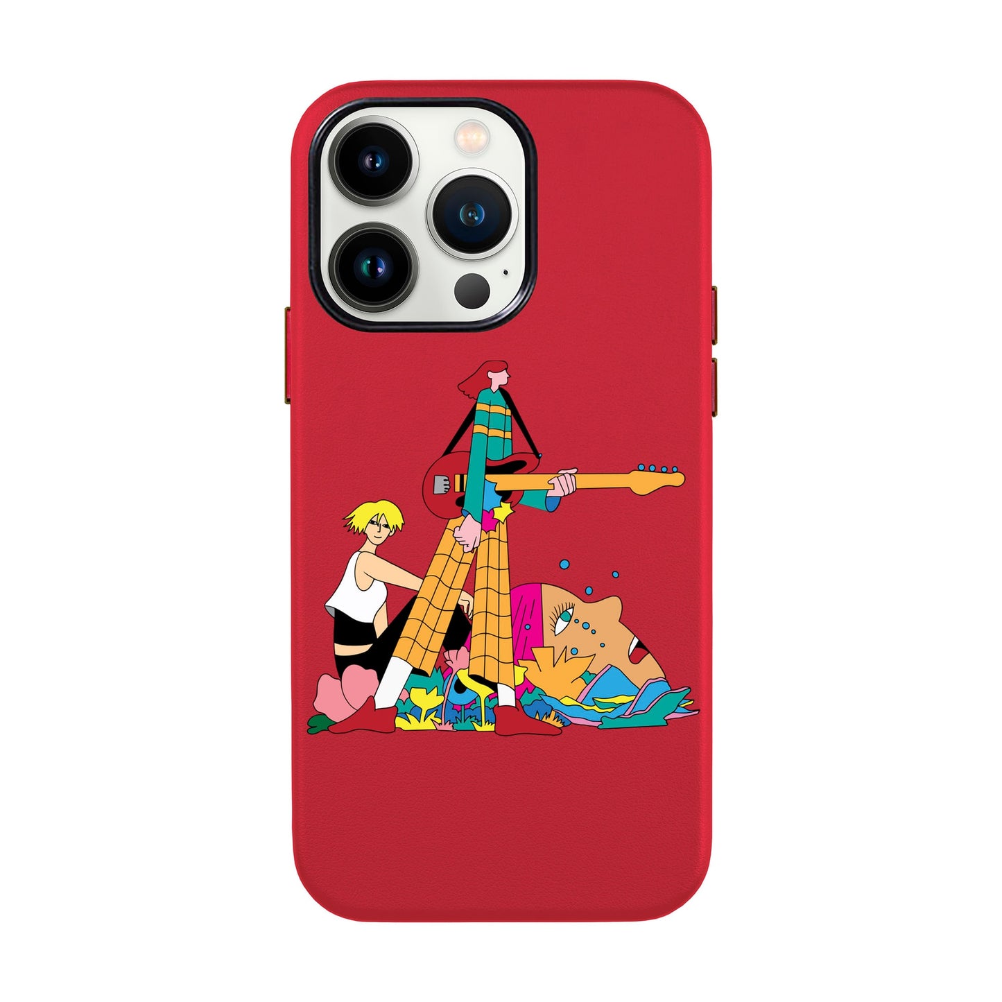 HER BAND-iPhone 13 Pro Leather Kılıf