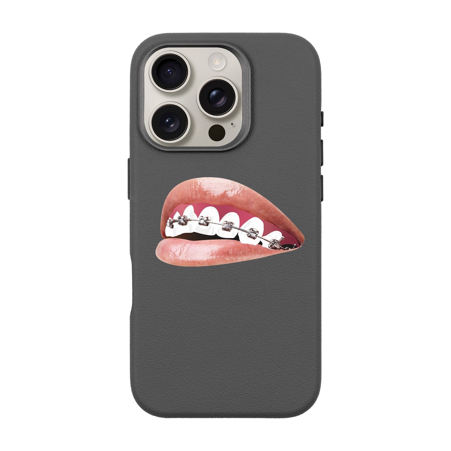 ORTHODONTIST-iPhone 16 Pro Leather Premium Kılıf MagSafe Özellikli