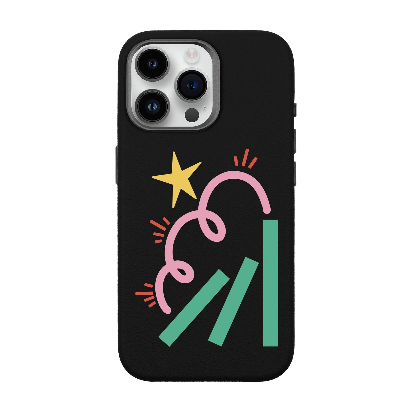 DOMINO-iPhone 14 Pro Max Leather Premium Kılıf MagSafe Özellikli