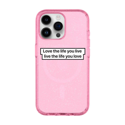 LOVE THE LIFE-iPhone 14 Pro Max Shiny Kılıf MagSafe Özellikli