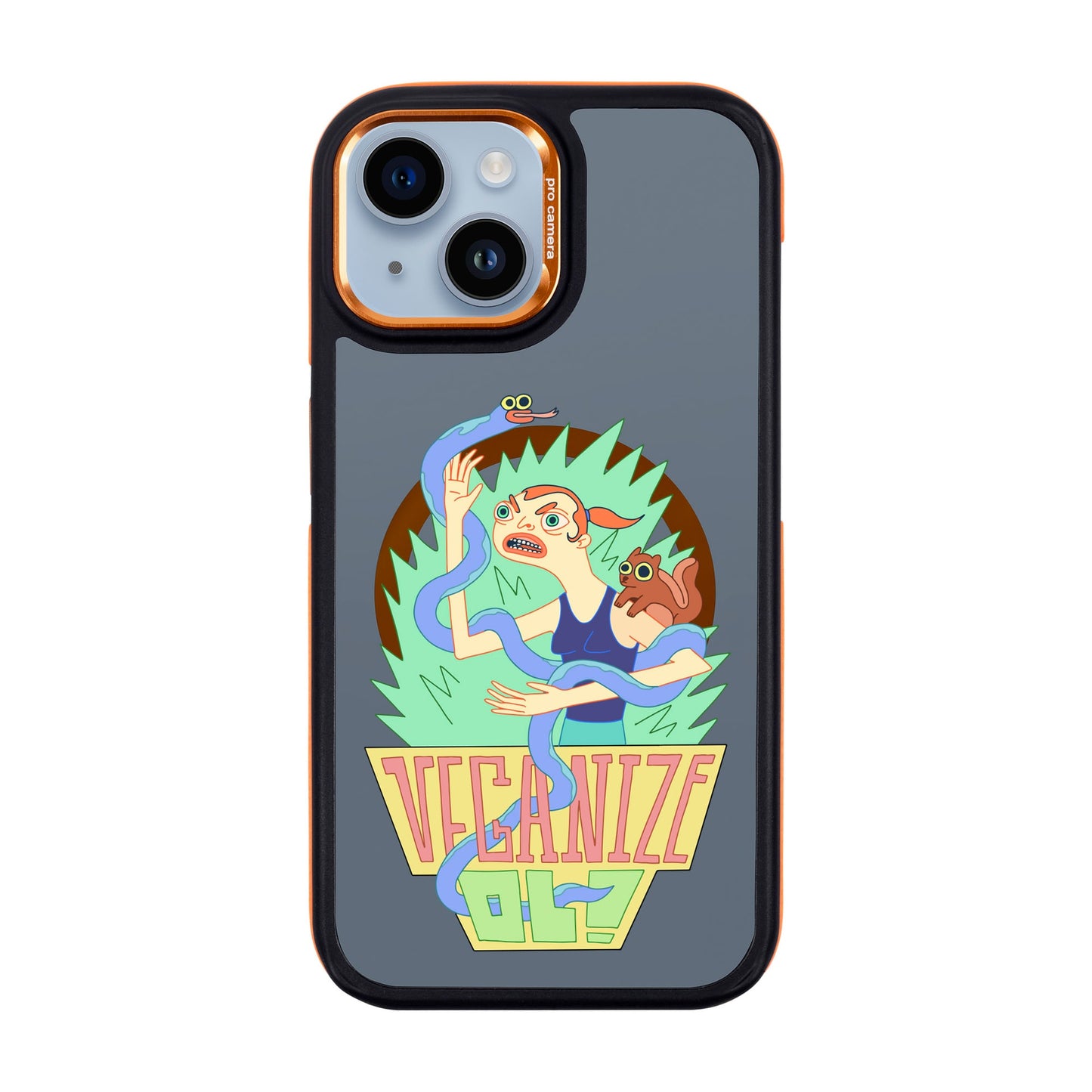 VEGANİZE-Dark Kılıf MagSafe Özellikli - iPhone 14