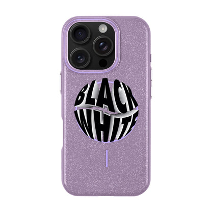 BLACK WHITE-iPhone 16 Pro Radiant Kılıf MagSafe Özellikli