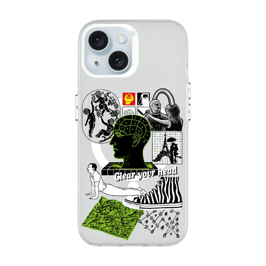CLEAR YOUR HEAD-iPhone 15 Hold Kılıf MagSafe Özellikli