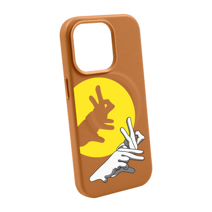 BUNNY-Leather Kılıf MagSafe Özellikli - iPhone 13