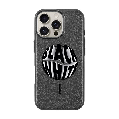 BLACK WHITE-iPhone 16 Pro Max Radiant Kılıf MagSafe Özellikli