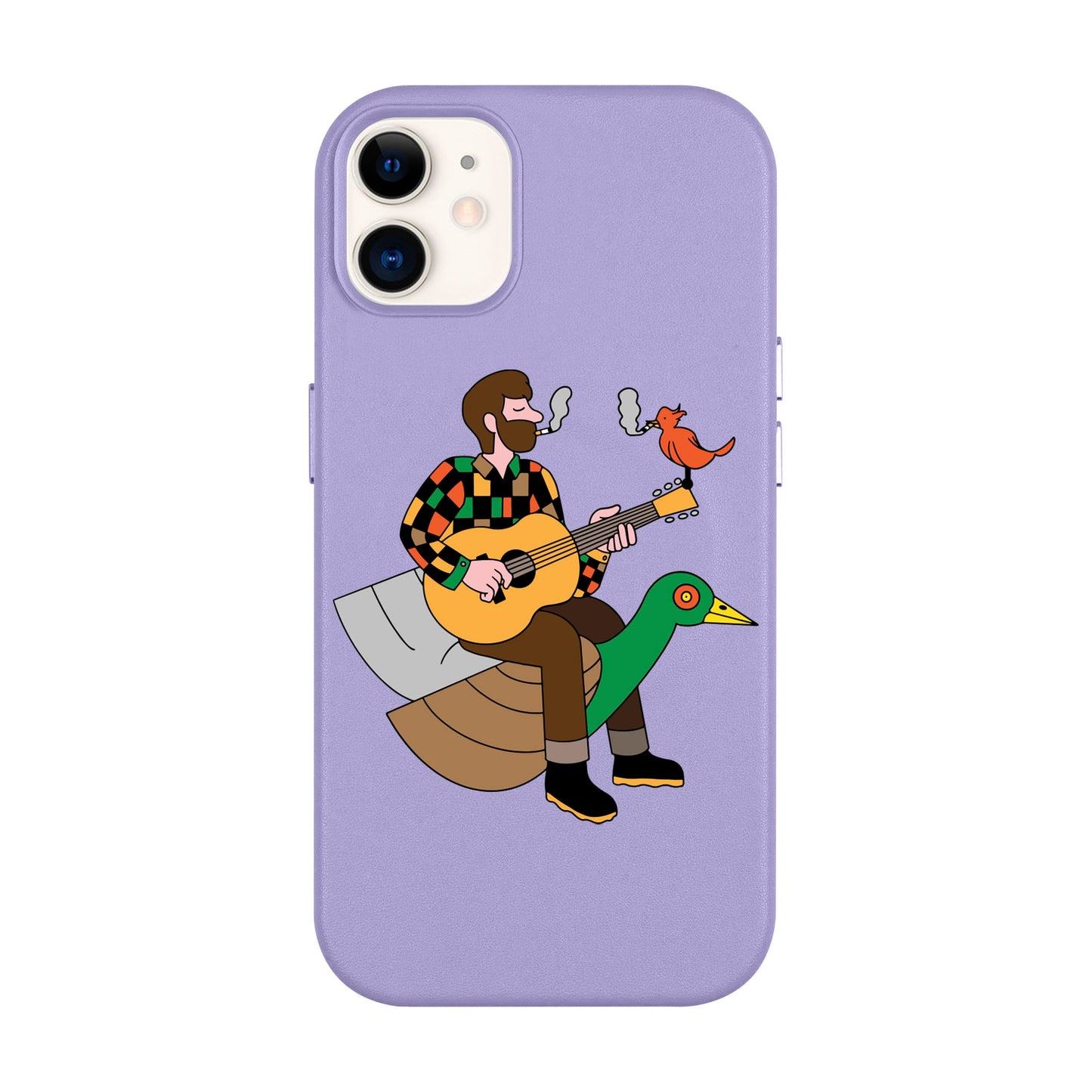 BIRDS OF A FEATHER-Leather Kılıf MagSafe Özellikli - iPhone 11