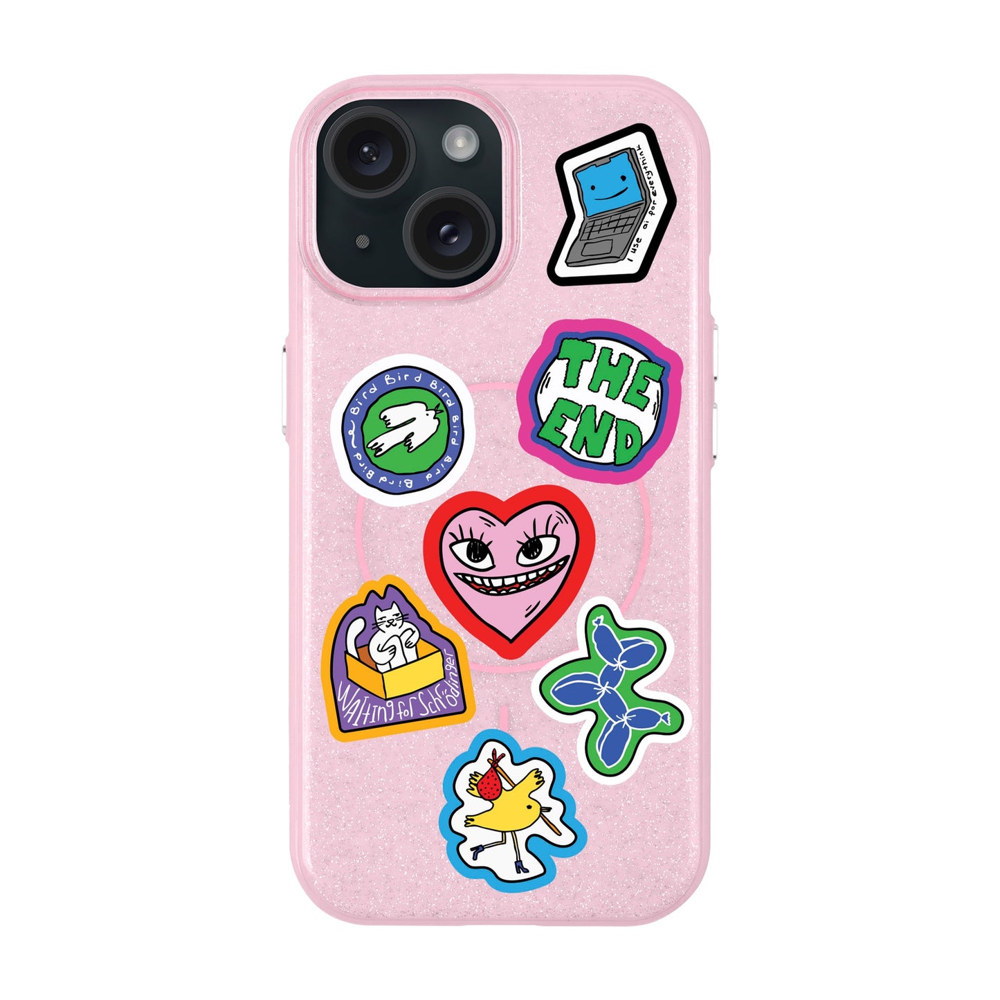 TŌTEN STICKERZ-iPhone 15 Plus Radiant Kılıf MagSafe Özellikli