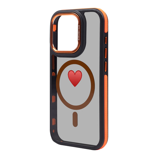 SPREAD HEART-iPhone 15 Pro Max Dark Kılıf MagSafe Özellikli