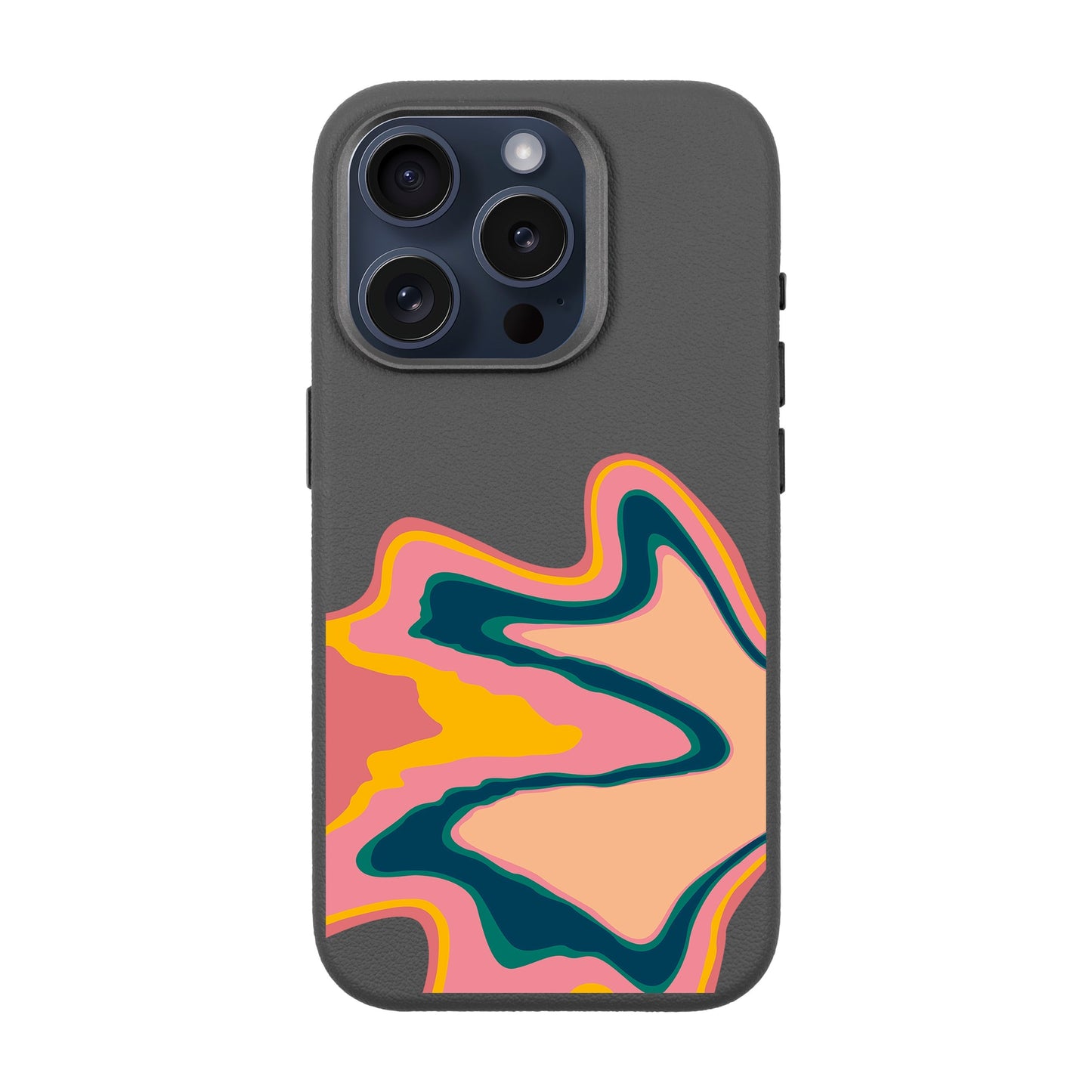 US IN ESSENCE-iPhone 15 Pro Leather Premium Kılıf MagSafe Özellikli