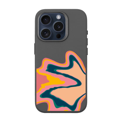 US IN ESSENCE-iPhone 15 Pro Leather Premium Kılıf MagSafe Özellikli