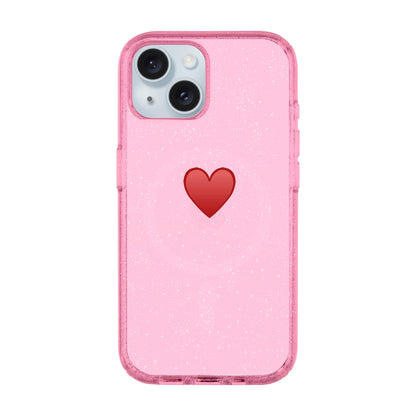 SPREAD HEART-iPhone 15 Plus Shiny Kılıf MagSafe Özellikli