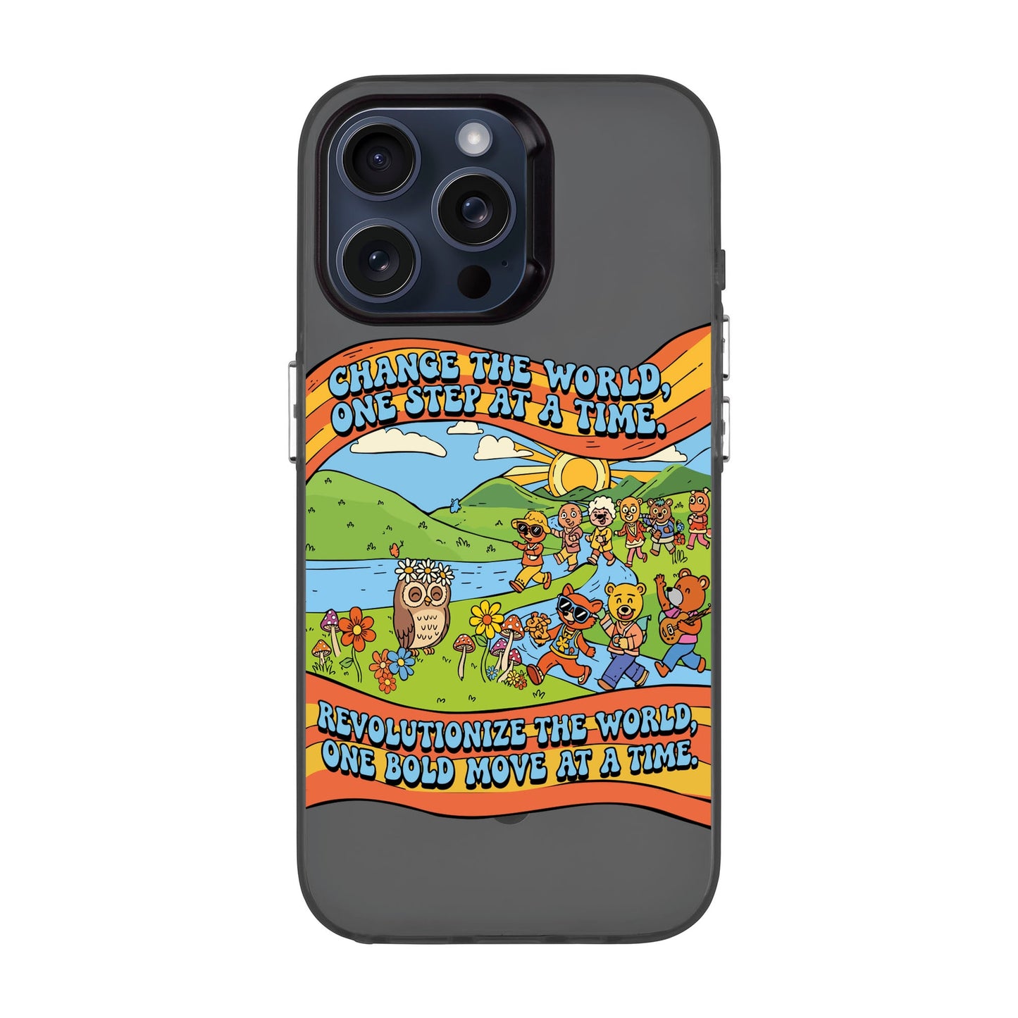 CHANGE THE WORLD-iPhone 15 Pro Max Hold Kılıf MagSafe Özellikli