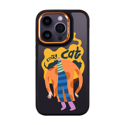 CRAZY CAT-iPhone 14 Pro Dark Kılıf MagSafe Özellikli