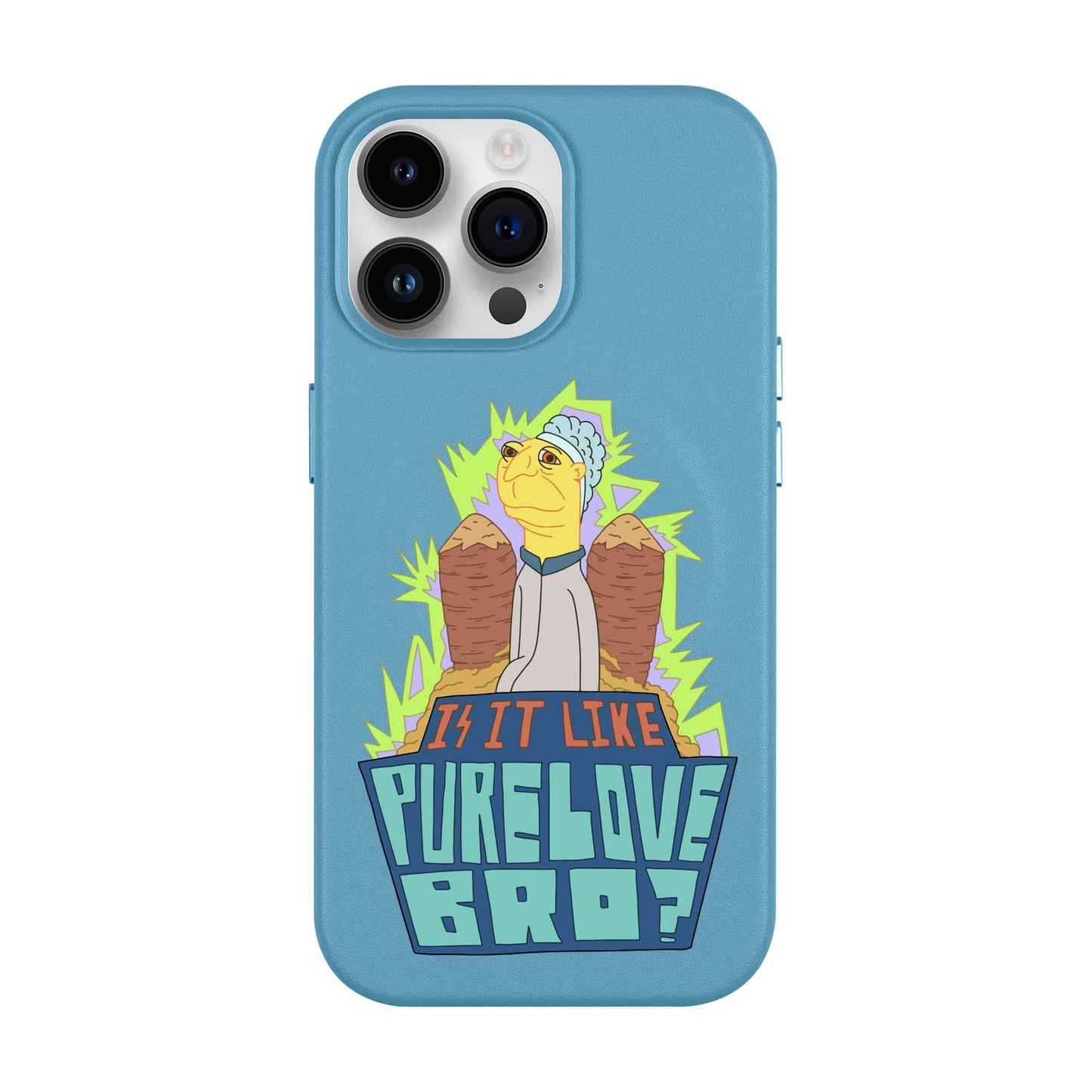 PURE LOVE-iPhone 14 Pro Max Leather Kılıf MagSafe Özellikli
