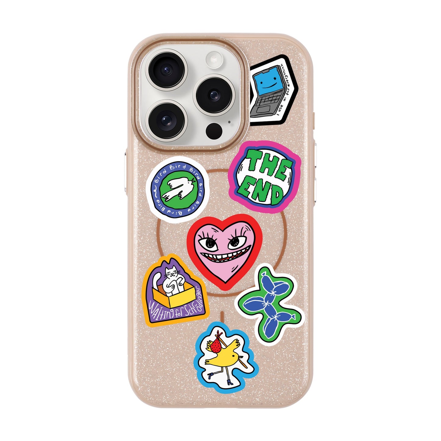 TŌTEN STICKERZ-Radiant Kılıf MagSafe Özellikli - iPhone 15 Pro