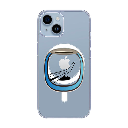 AIRCRAFT WINDOW-iPhone 12 Solid Kılıf MagSafe Özellikli