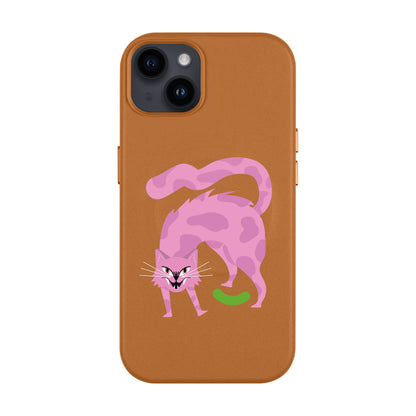 GRUMBLEPAWS-iPhone 14 Plus Leather Kılıf MagSafe Özellikli