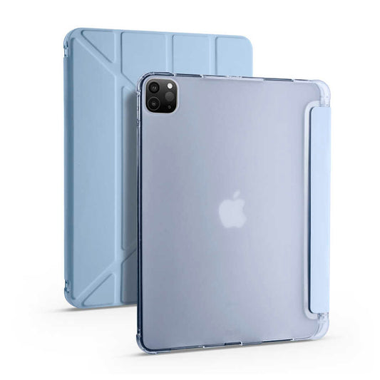 Apple iPad Pro 12.9 inç 2021 (5.Nesil)-Trigon Folding Kalemlikli Standlı Kılıf