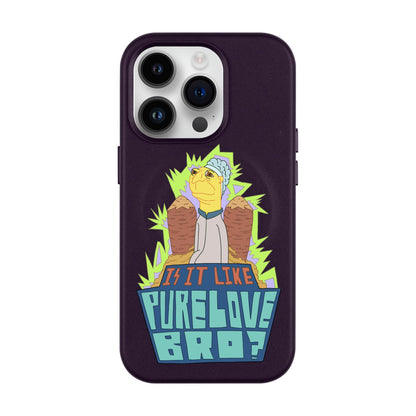 PURE LOVE-Leather Kılıf MagSafe Özellikli - iPhone 14 Pro