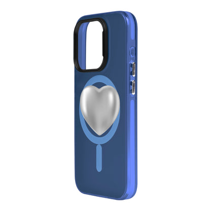 SILVER HEART-iPhone 15 Pro Max Hold Kılıf MagSafe Özellikli