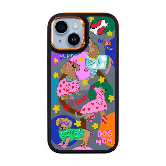 DOG MOM-iPhone 14 Dark Kılıf MagSafe Özellikli