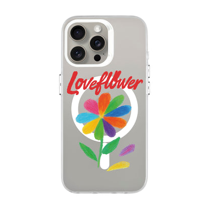 LOVE FLOWER-iPhone 15 Pro Max Hold Kılıf MagSafe Özellikli