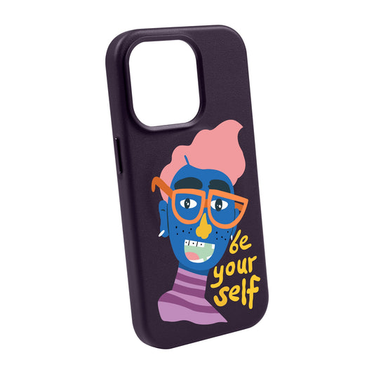 BE YOUR SELF-iPhone 14 Pro Max Leather Kılıf MagSafe Özellikli