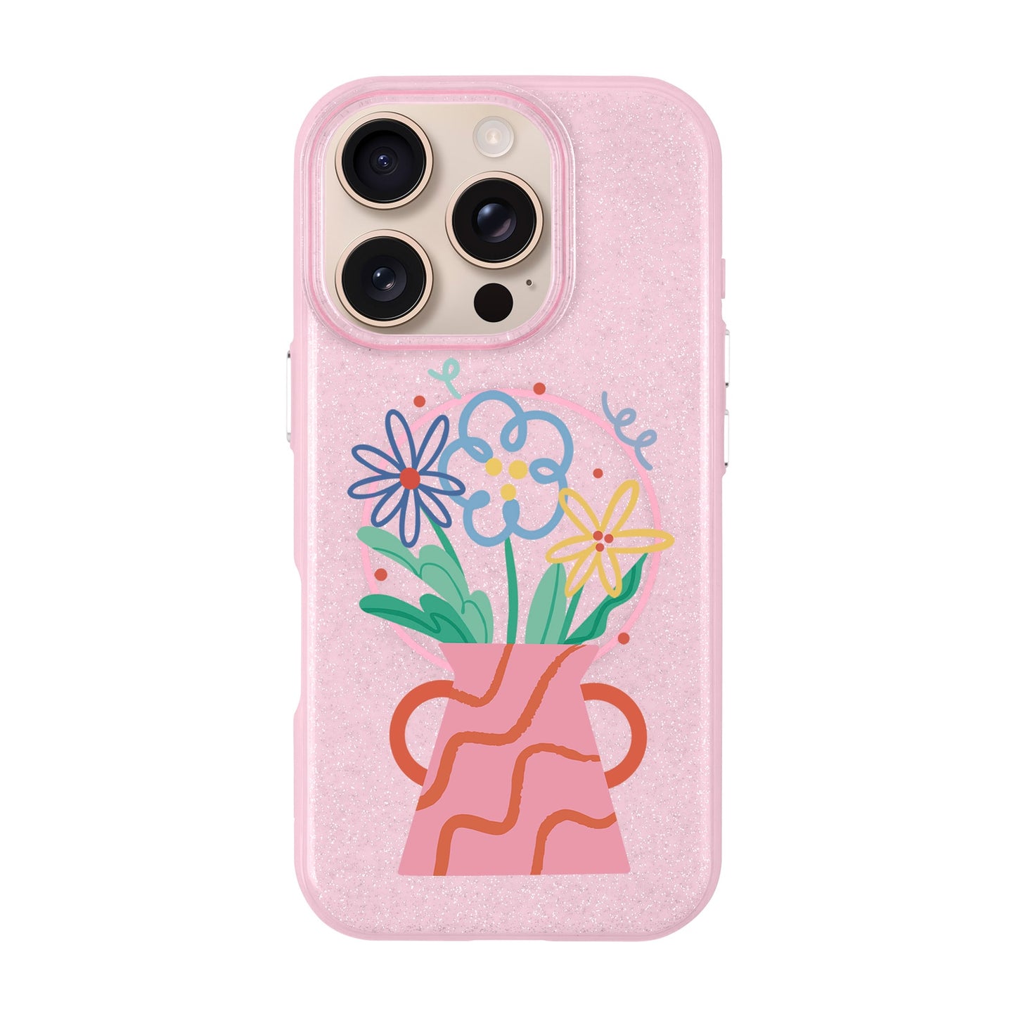 PINK VASE-iPhone 16 Pro Radiant Kılıf MagSafe Özellikli