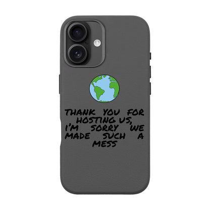MESS-iPhone 16 Plus Leather Premium Kılıf MagSafe Özellikli