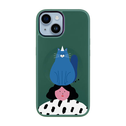 NAUGHTY CAT-iPhone 12 Vigor Kılıf MagSafe Özellikli