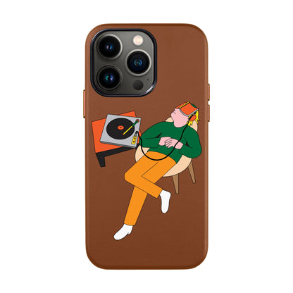 LAZY SUNDAY AFTERNOON-iPhone 13 Pro Leather Kılıf