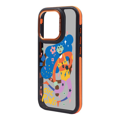 GIRL POWER-iPhone 15 Pro Max Dark Kılıf MagSafe Özellikli