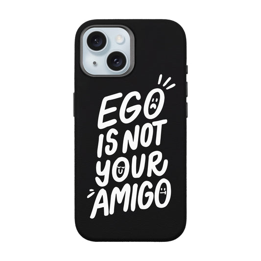 EGO-iPhone 15 Leather Premium Kılıf MagSafe Özellikli