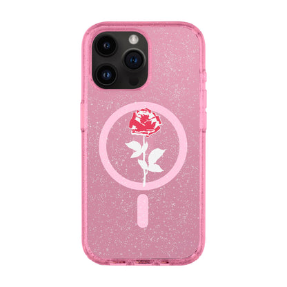 NATUREL ROSE-iPhone 14 Pro Max Shiny Kılıf MagSafe Özellikli