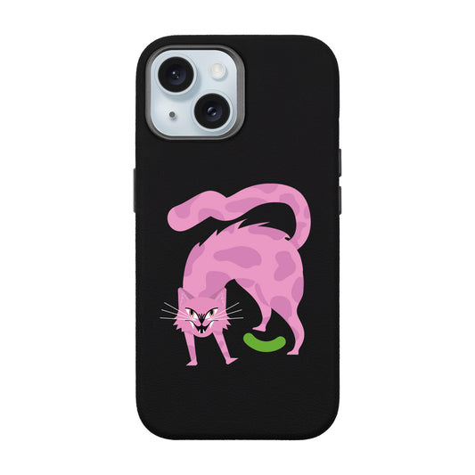 GRUMBLEPAWS-iPhone 15 Leather Premium Kılıf MagSafe Özellikli
