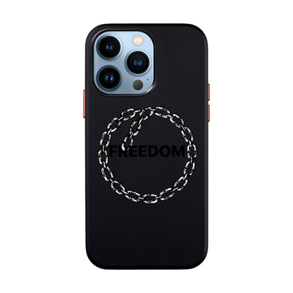 FREEDOM-iPhone 13 Pro Leather Kılıf