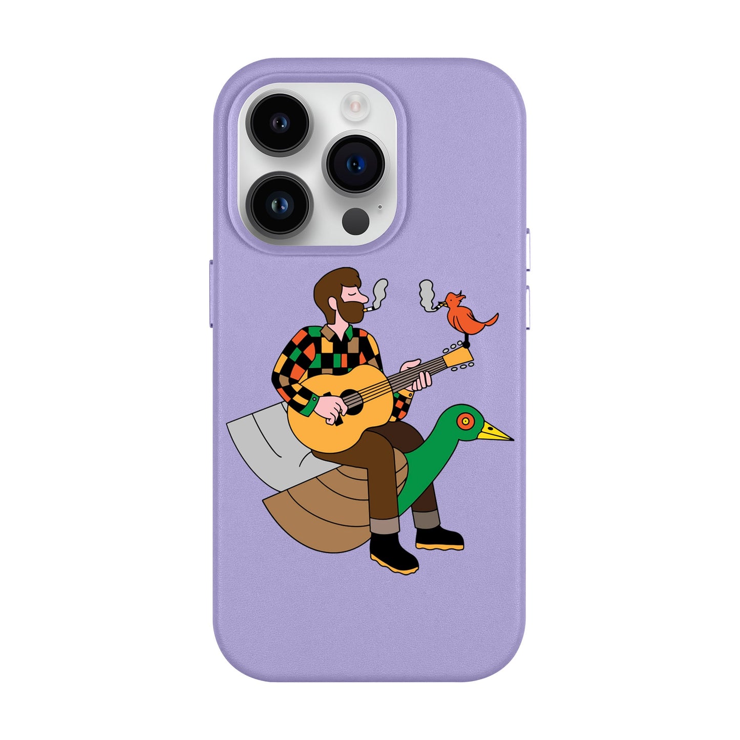 BIRDS OF A FEATHER-Leather Kılıf MagSafe Özellikli - iPhone 14 Pro