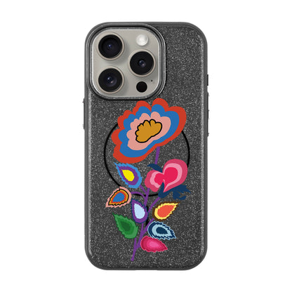 KNITTED FLOWER-Radiant Kılıf MagSafe Özellikli - iPhone 15 Pro