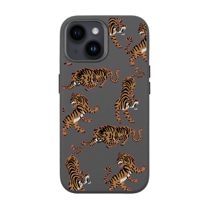 TIGER-iPhone 13 Leather Premium Kılıf MagSafe Özellikli