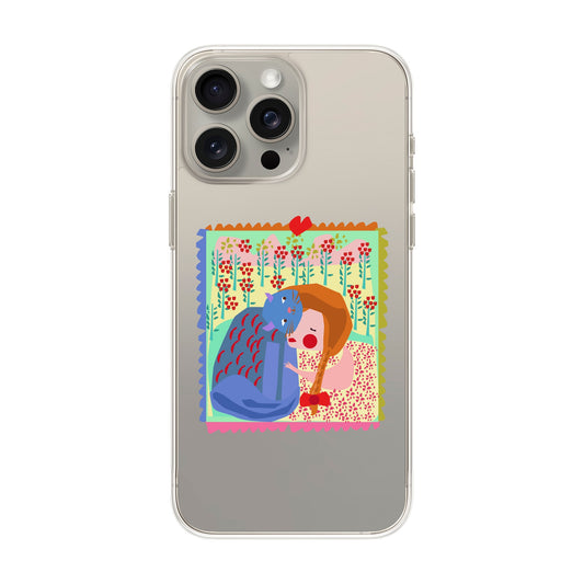 KEDİ POSTA PULU-iPhone 15 Pro Max Solid Kılıf