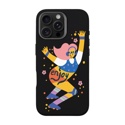 ENJOY-iPhone 16 Pro Max Leather Premium Kılıf MagSafe Özellikli