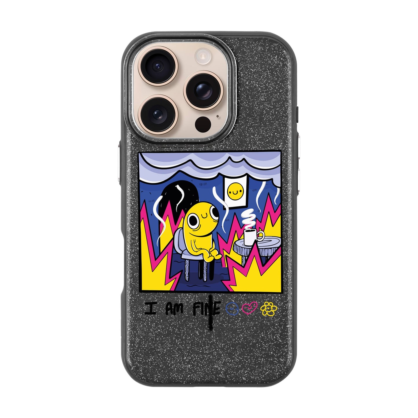 I AM FINE-iPhone 16 Pro Radiant Kılıf MagSafe Özellikli