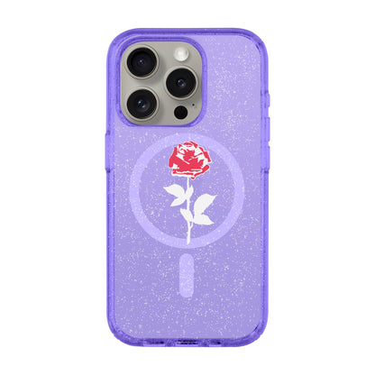 NATUREL ROSE-iPhone 15 Pro Shiny Kılıf MagSafe Özellikli