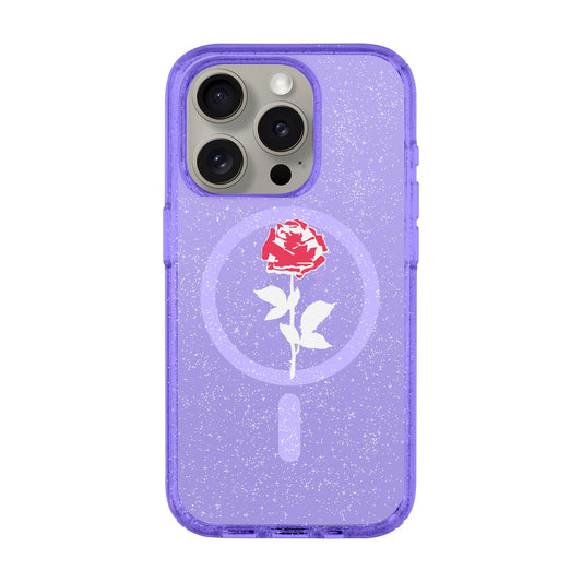NATUREL ROSE-iPhone 15 Pro Shiny Kılıf MagSafe Özellikli
