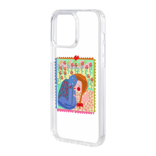 KEDİ POSTA PULU-iPhone 15 Pro Max Solid Kılıf