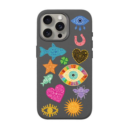 CHARMS BY BERRİN ÖZKAN-iPhone 15 Pro Max Leather Premium Kılıf MagSafe Özellikli