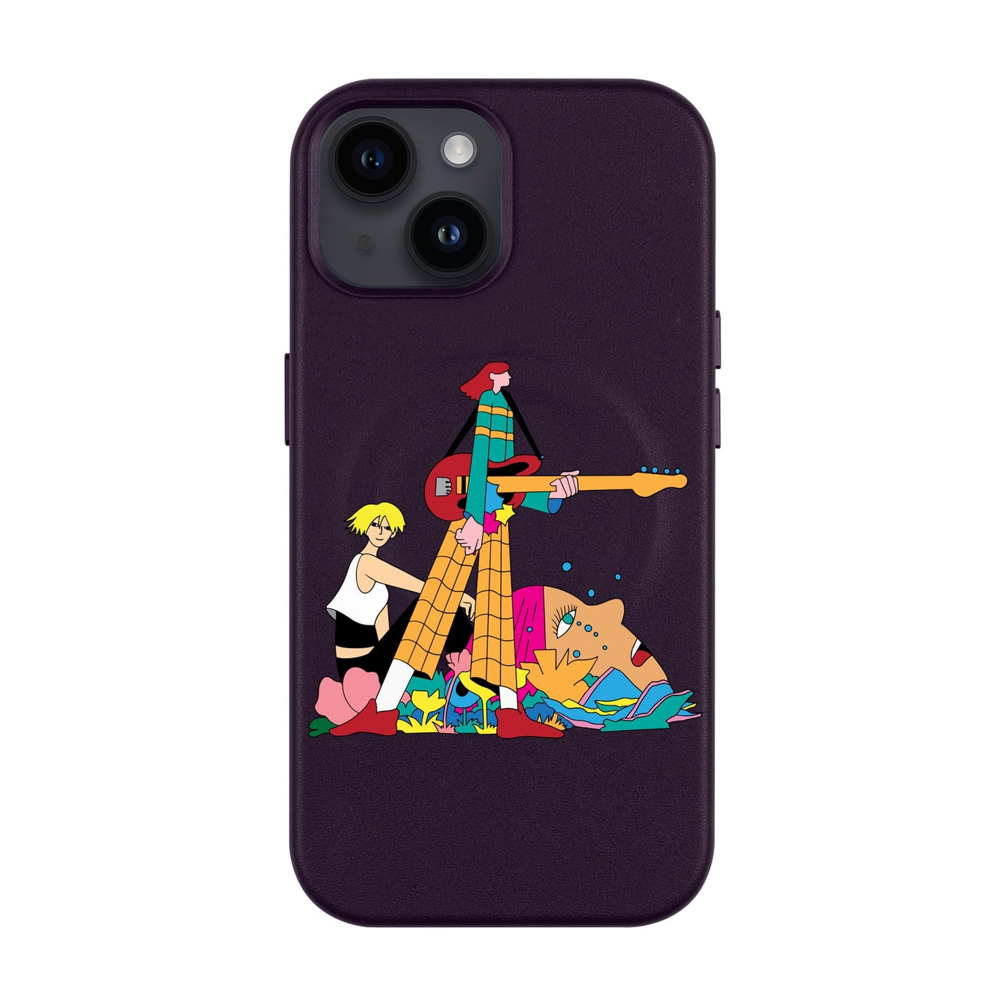 HER BAND-Leather Kılıf MagSafe Özellikli - iPhone 13