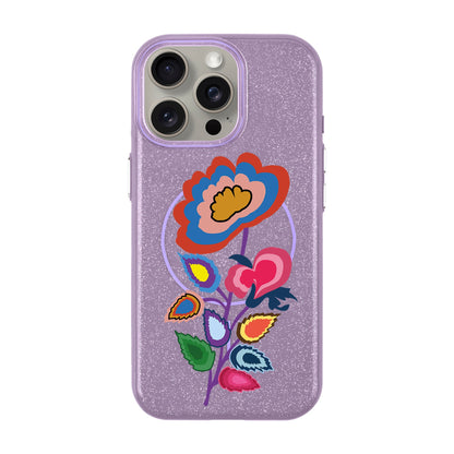 KNITTED FLOWER-iPhone 15 Pro Max Radiant Kılıf MagSafe Özellikli