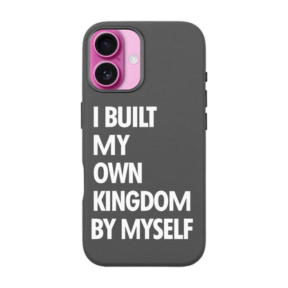 KINGDOM-iPhone 16 Plus Leather Premium Kılıf MagSafe Özellikli