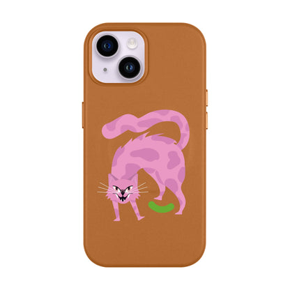 GRUMBLEPAWS-Leather Kılıf MagSafe Özellikli - iPhone 13